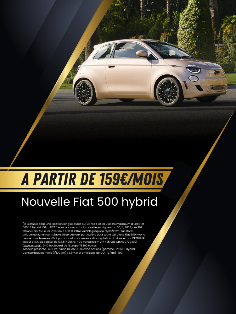 Nouvelle Fiat 500 Hybrid